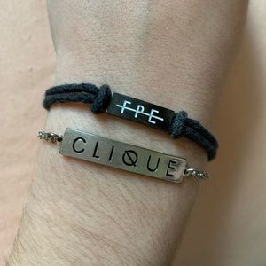 Twenty One Pilots CLIQUE and FPE bracelets